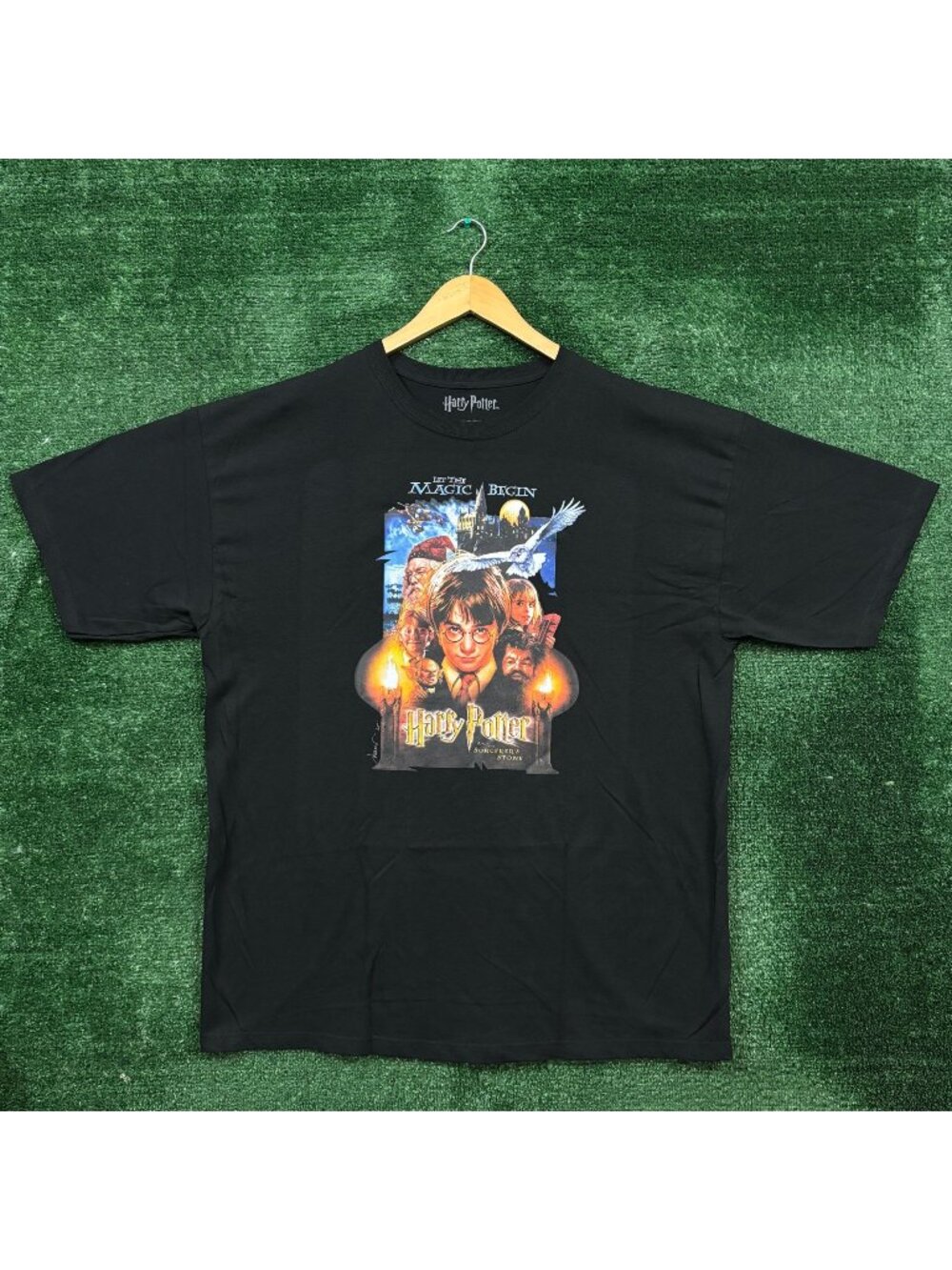 Harry Potter And The Sorcerer's Stone Let The Magic Begin T-Shirt Size XXL